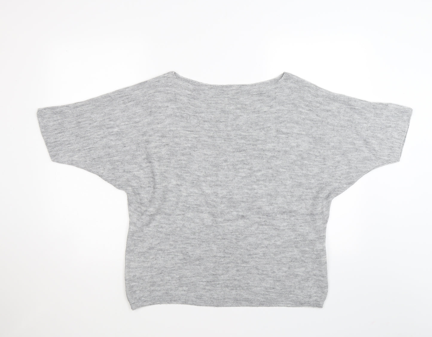 Nina Murati Womens Grey  Knit Pullover Jumper Size M