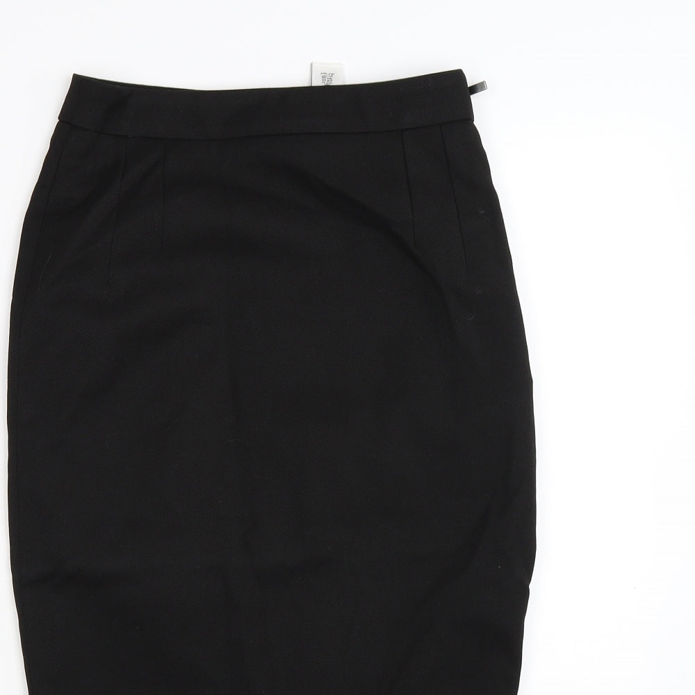 NEXT Womens Black   Straight & Pencil Skirt Size 8  - tailored