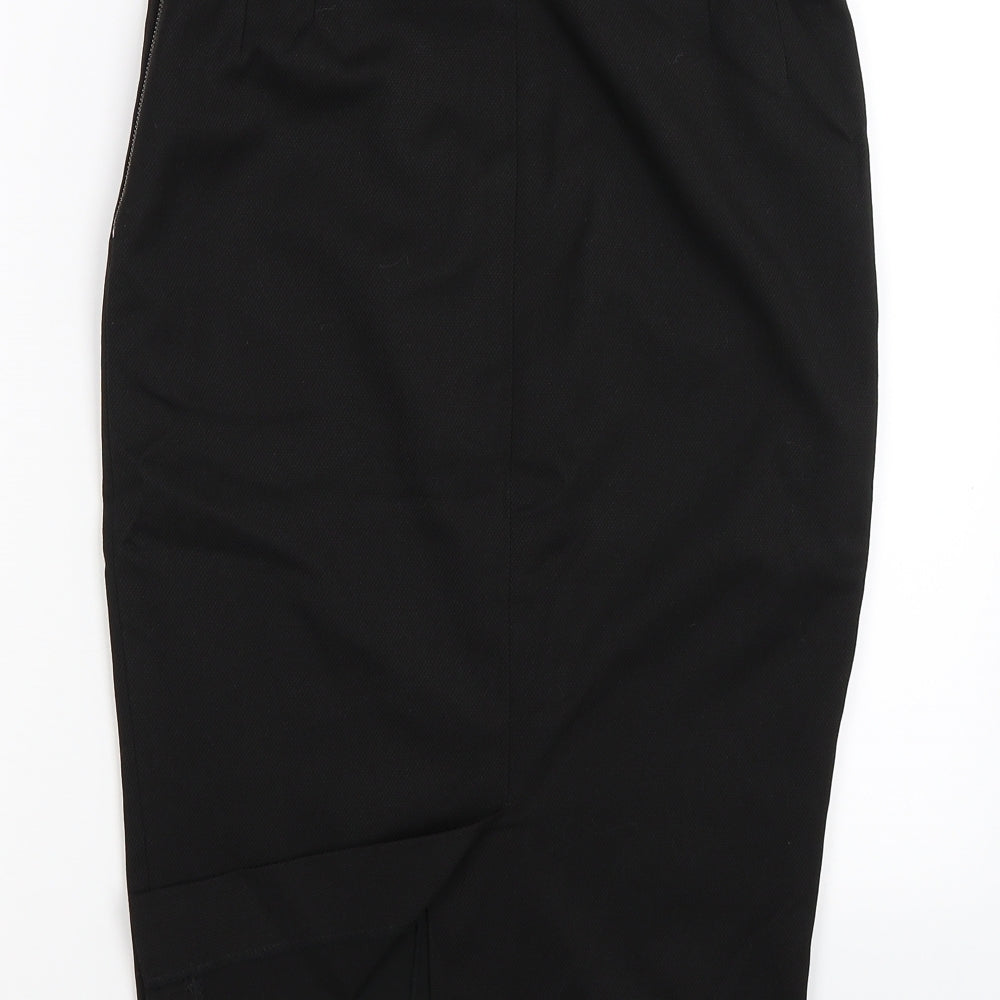 NEXT Womens Black   Straight & Pencil Skirt Size 8  - tailored