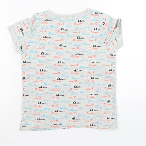 name it Boys Grey   Basic T-Shirt Size 4 Years  - motor homes cars
