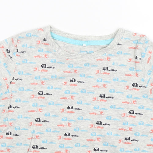 name it Boys Grey   Basic T-Shirt Size 4 Years  - motor homes cars