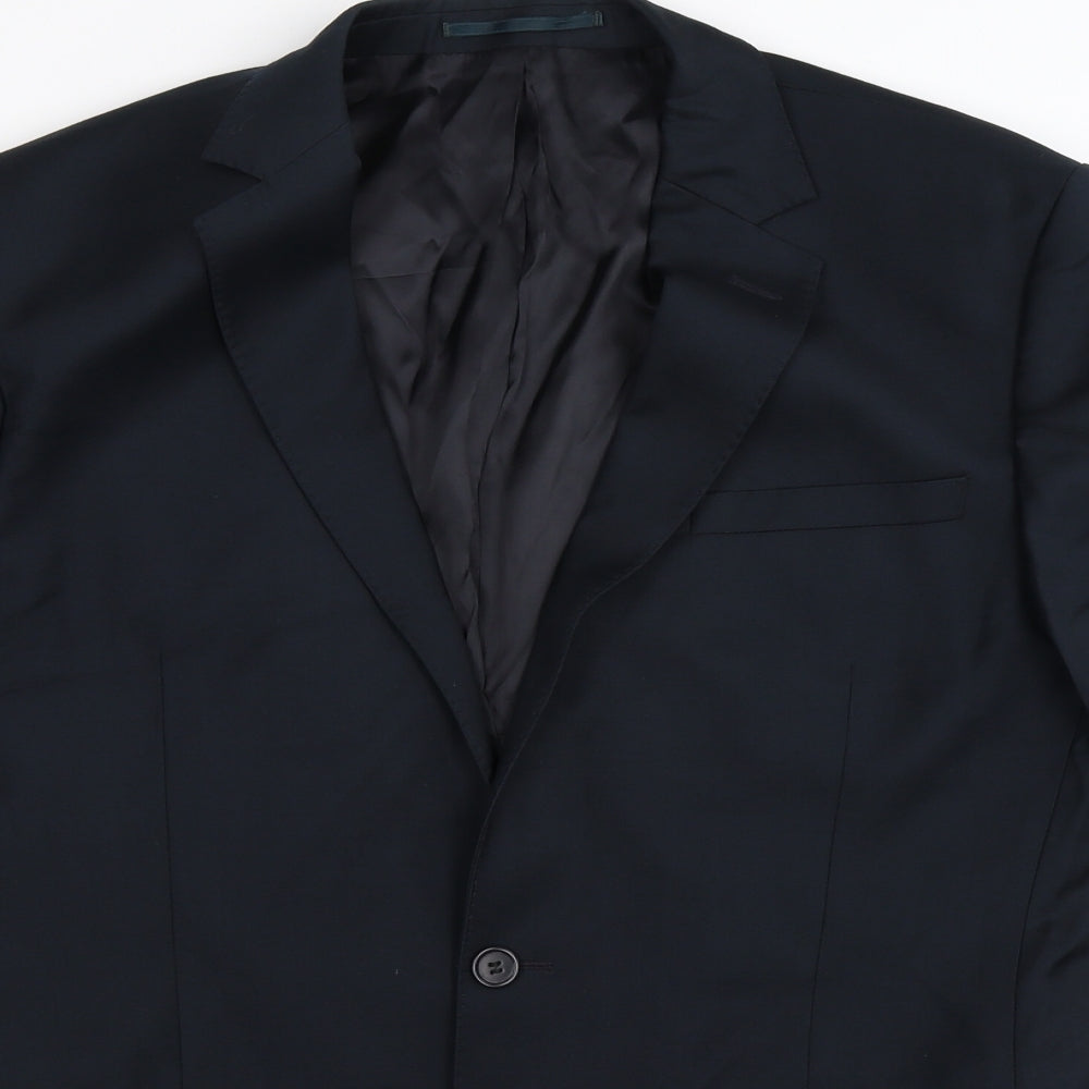Lanificio Mens Blue   Jacket Suit Jacket Size 40