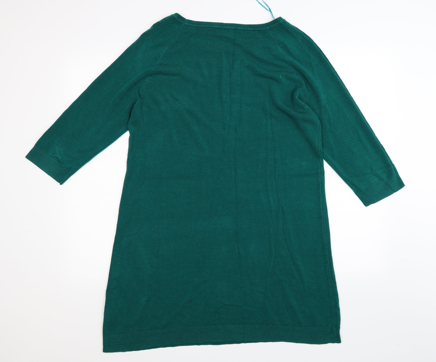 F&F Womens Green  Knit Jumper Dress  Size 18