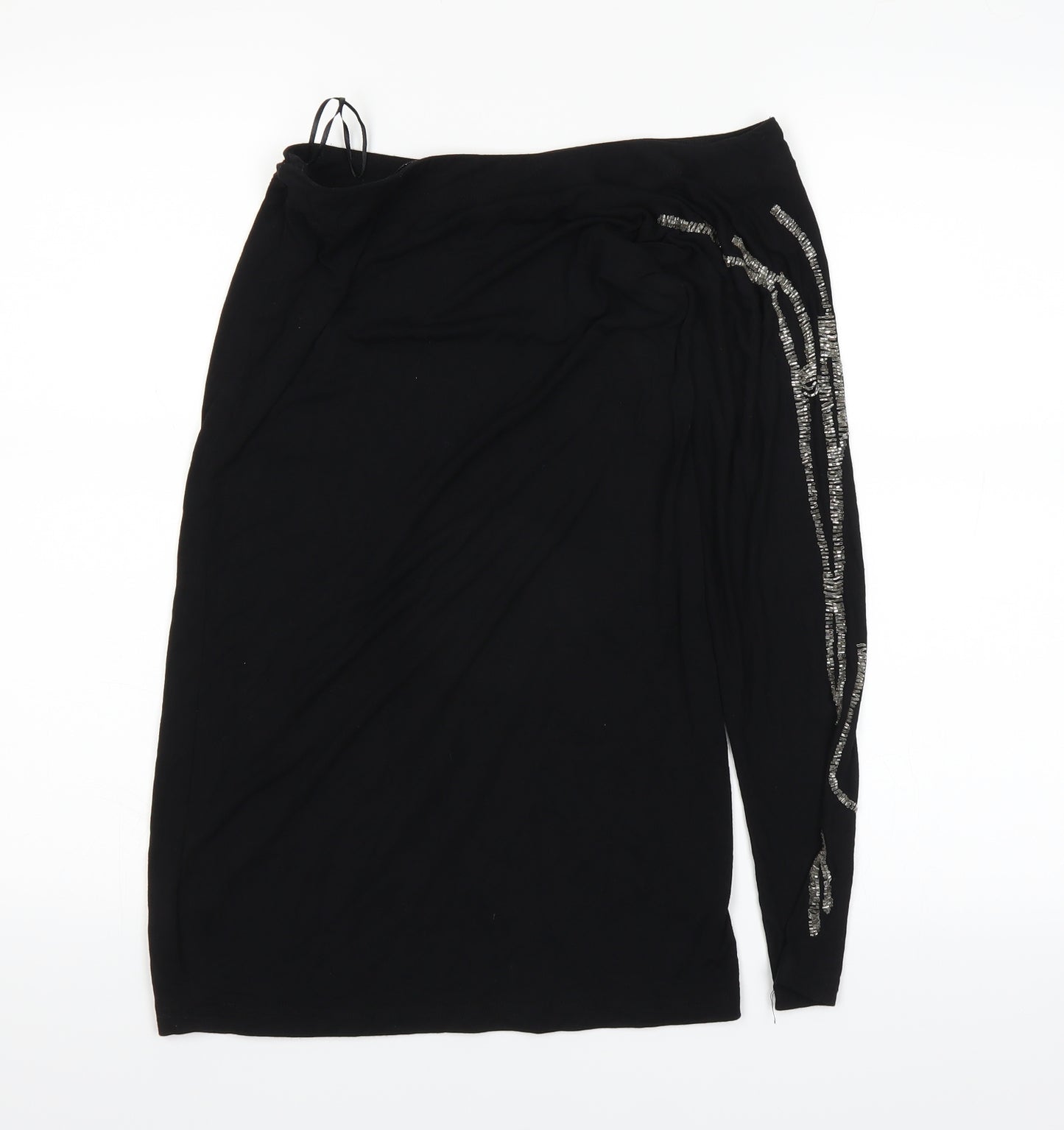 AX Paris Womens Black   Basic T-Shirt Size 10