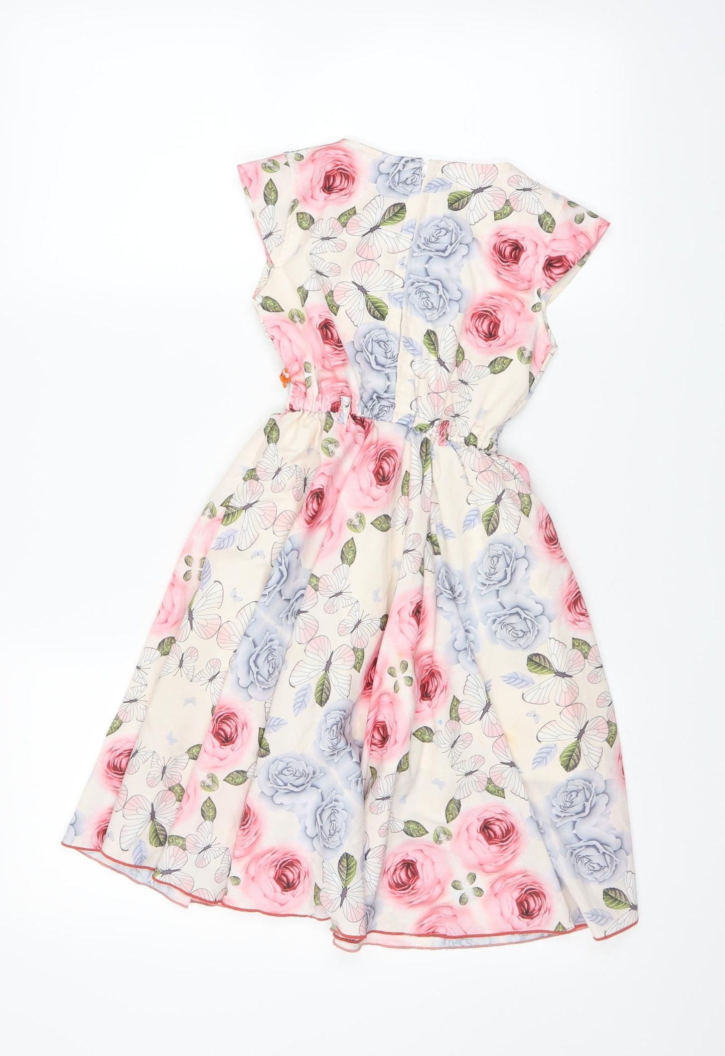 winner art Girls Pink Floral  Fit & Flare  Size 6 Years