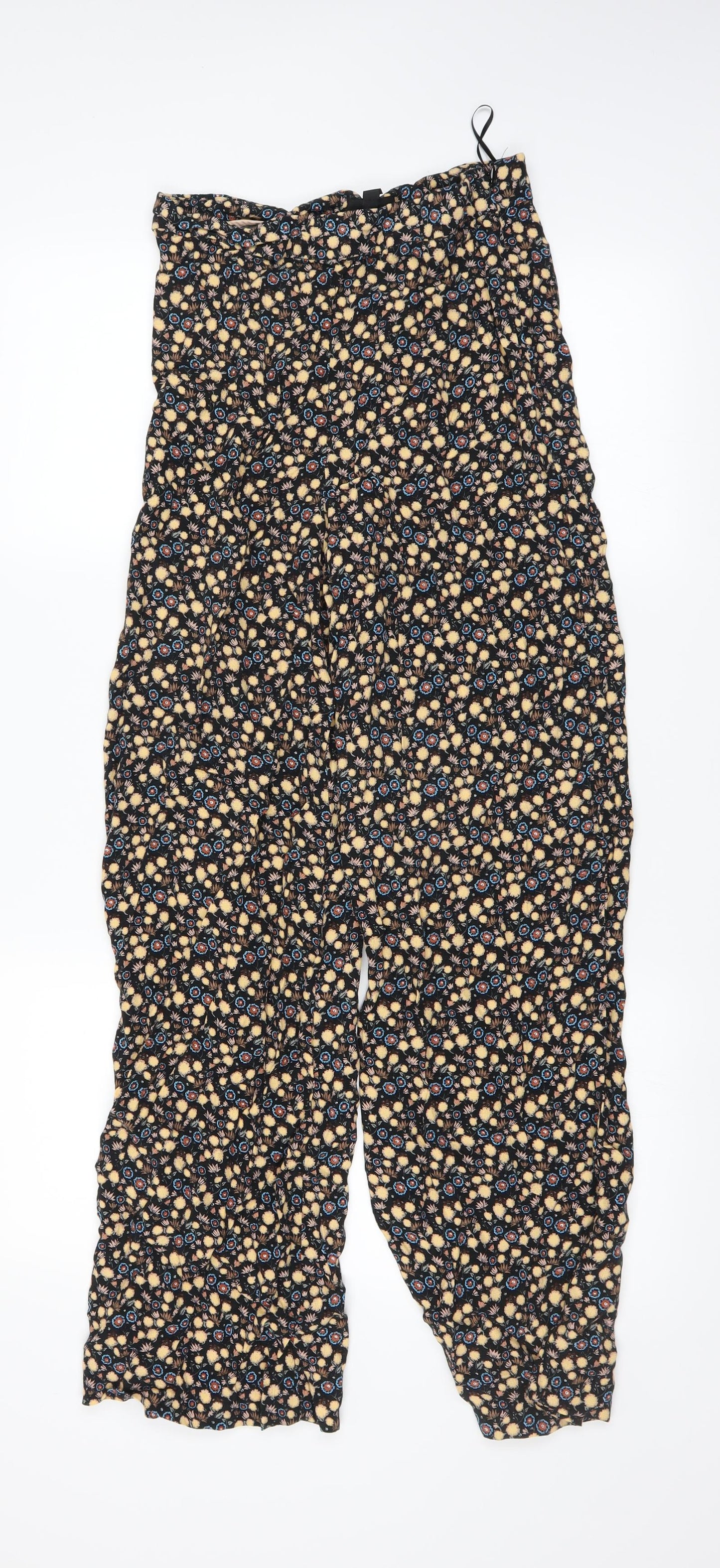 Topshop Womens Black   Trousers  Size 10 L28 in
