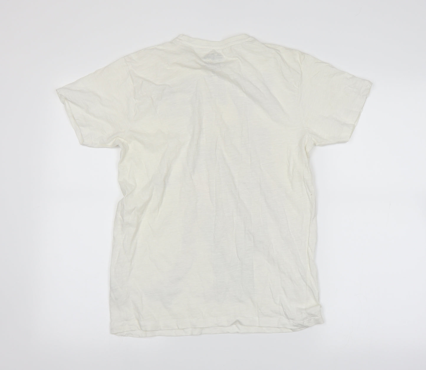 Batman Mens White    T-Shirt Size S