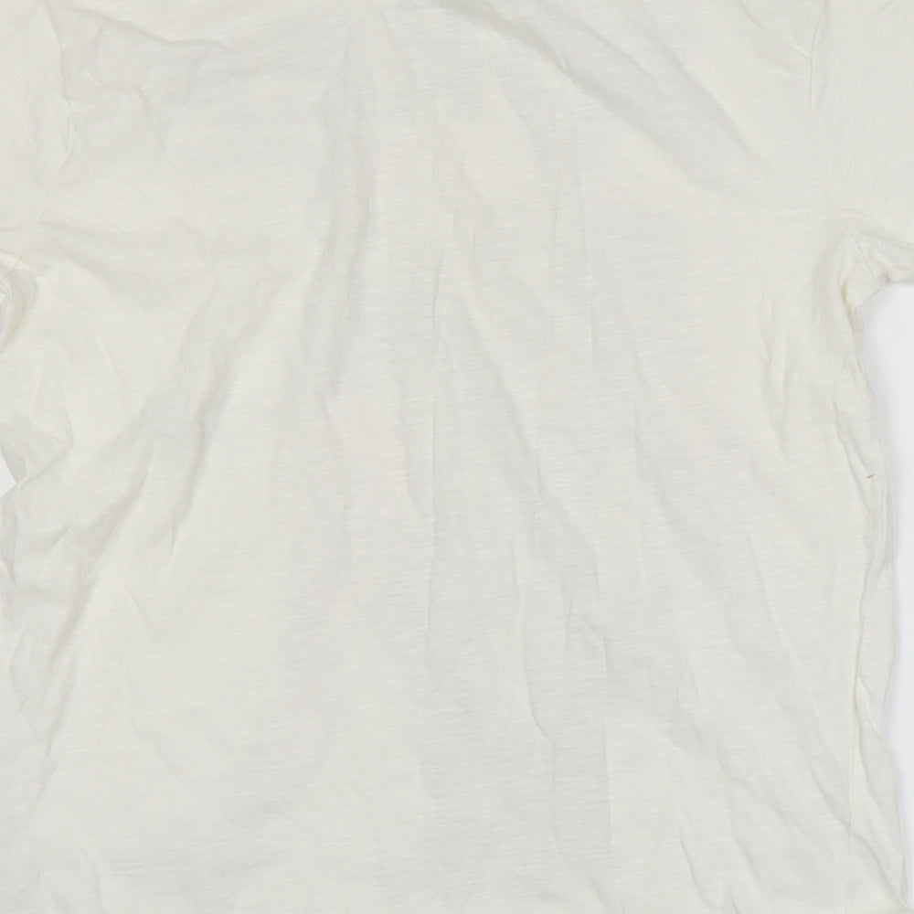 Batman Mens White    T-Shirt Size S