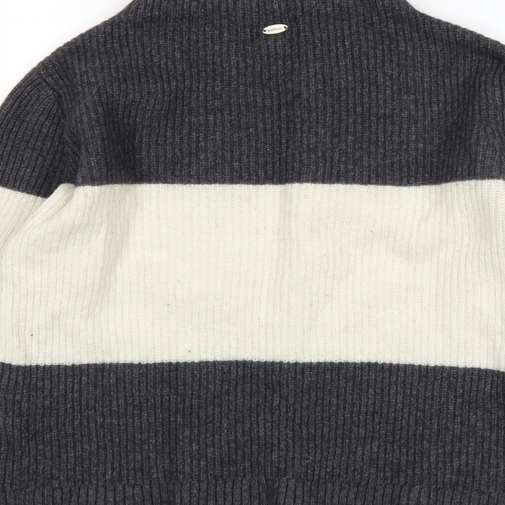 Barbour Womens Grey   Pullover Jumper Size 8