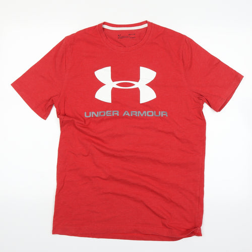 Under armour Mens Red    T-Shirt Size S