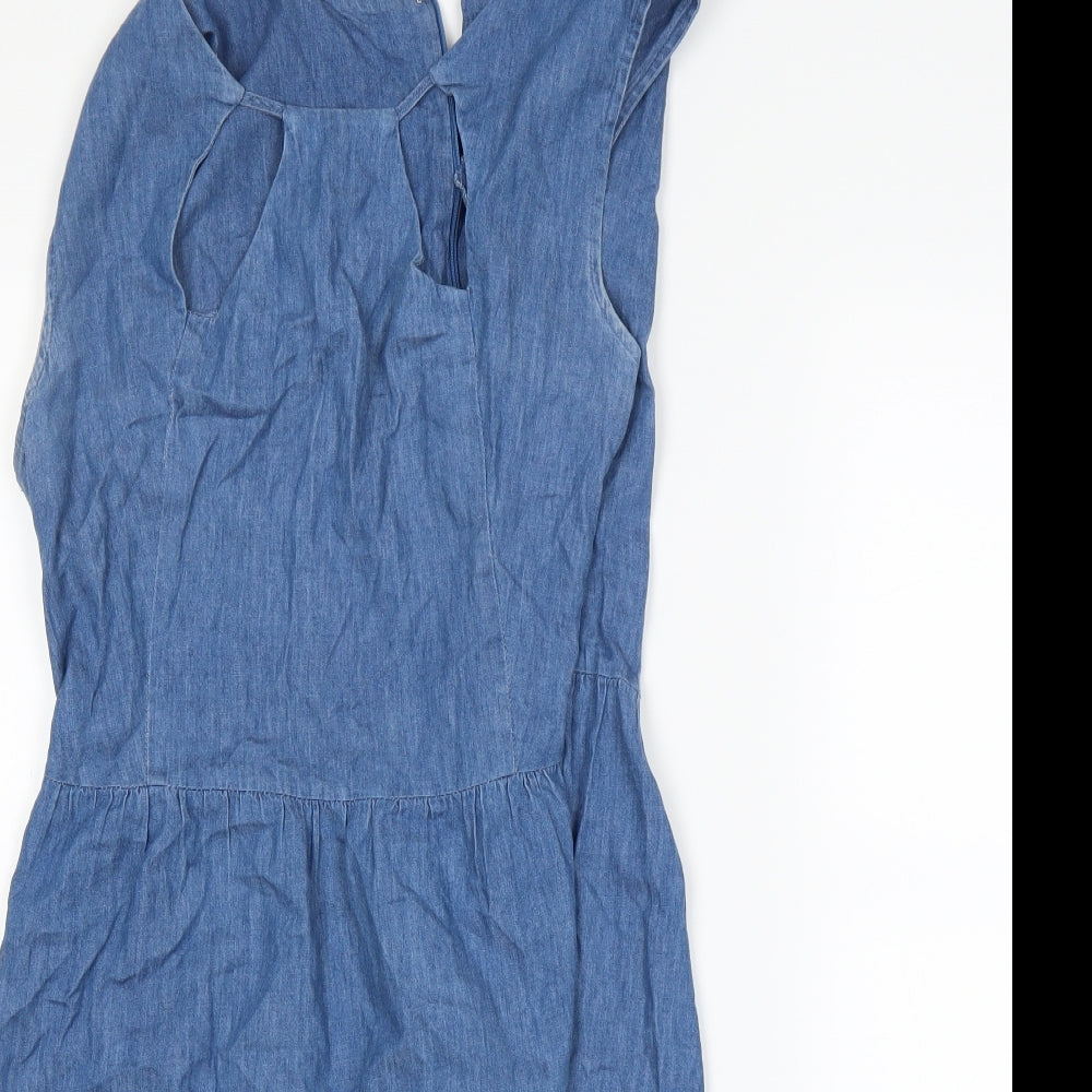 Apricot Womens Blue   A-Line  Size 12