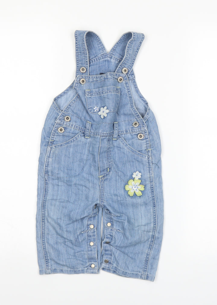 Pumpkin Patch Baby Blue Coverall One-Piece Size 6-9 Months