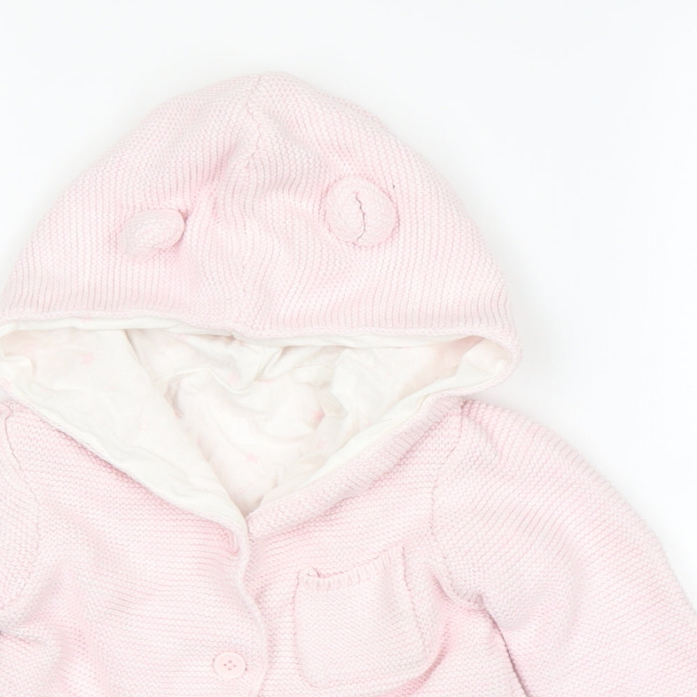 Preworn Baby Pink   Jacket  Size 9-12 Months