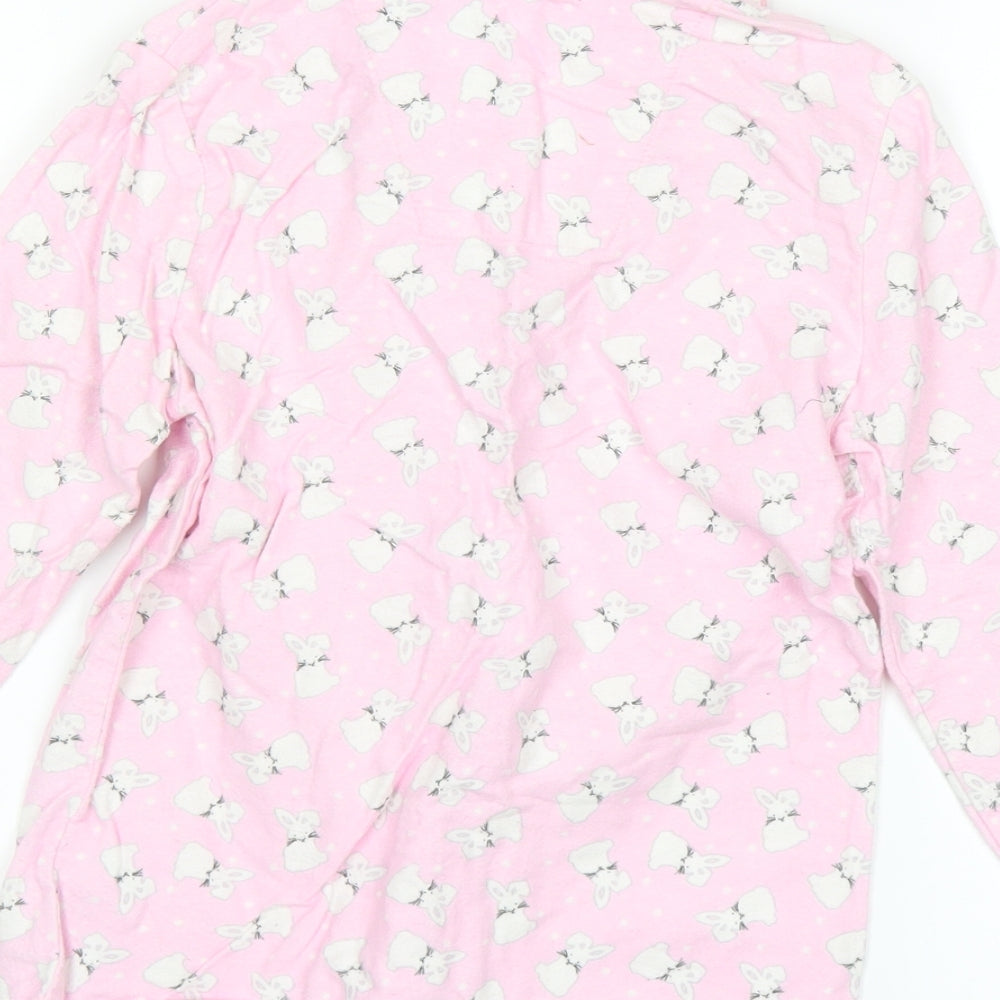 YD Girls Pink   Basic Button-Up Size 6-7 Years