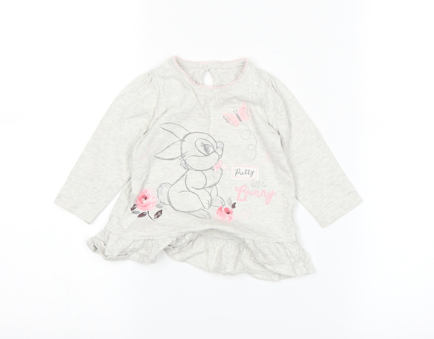 George Baby Grey   Basic T-Shirt Size 6-9 Months