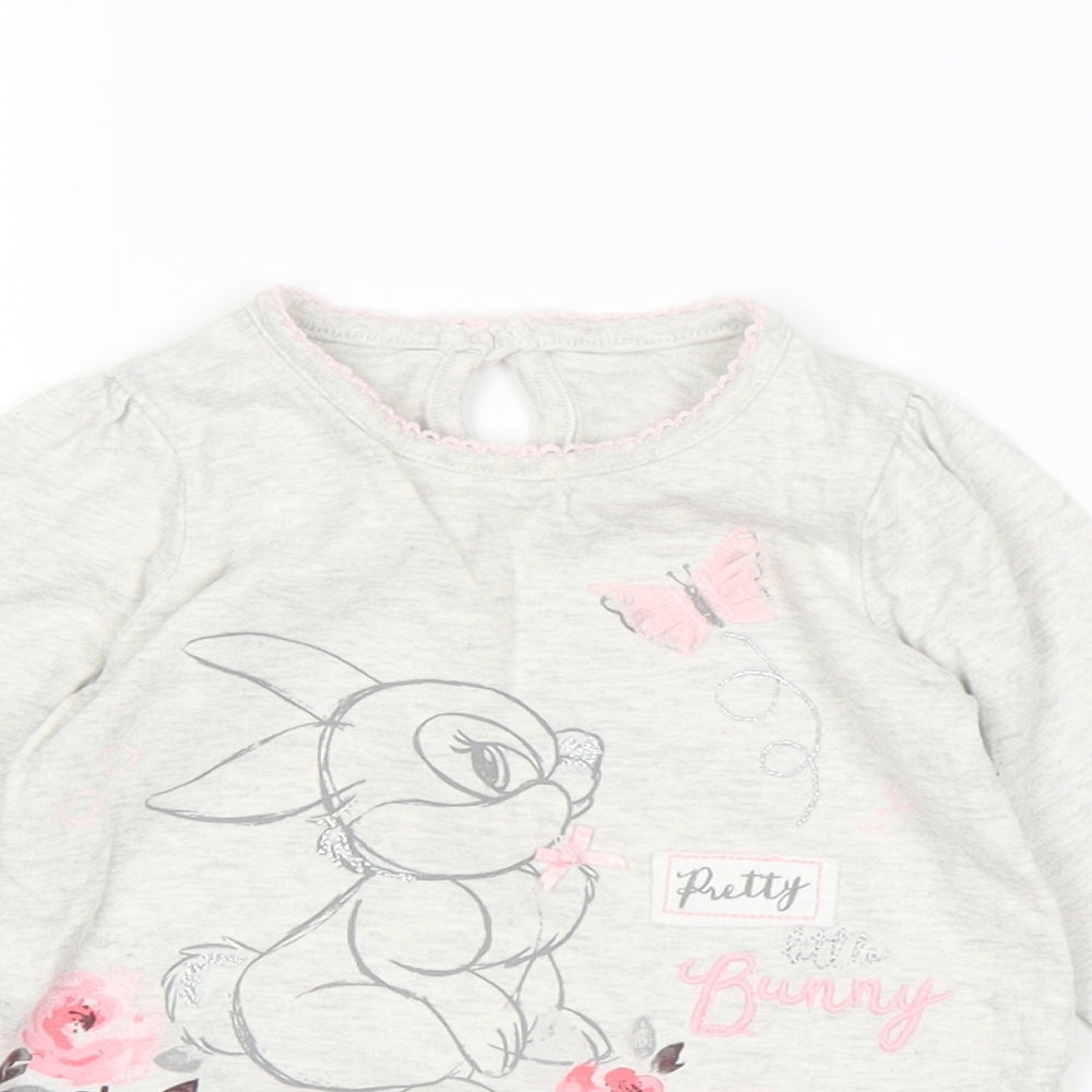 George Baby Grey   Basic T-Shirt Size 6-9 Months