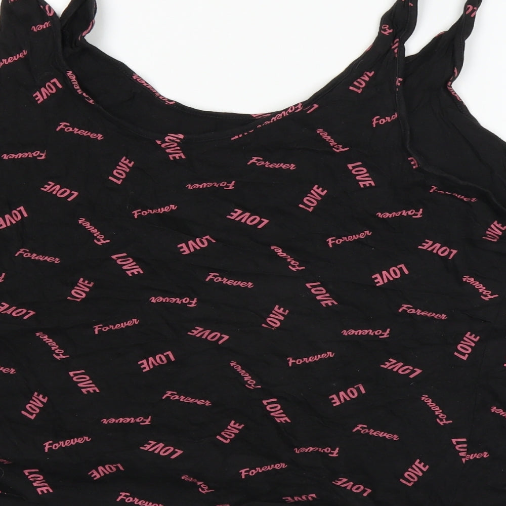 Primark Womens Black   Basic T-Shirt Size XL