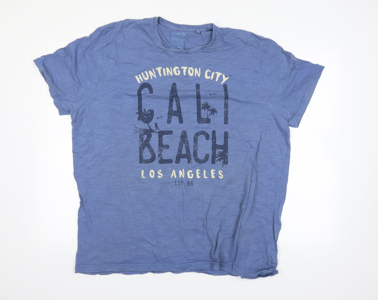 George Mens Blue    T-Shirt Size 2XL