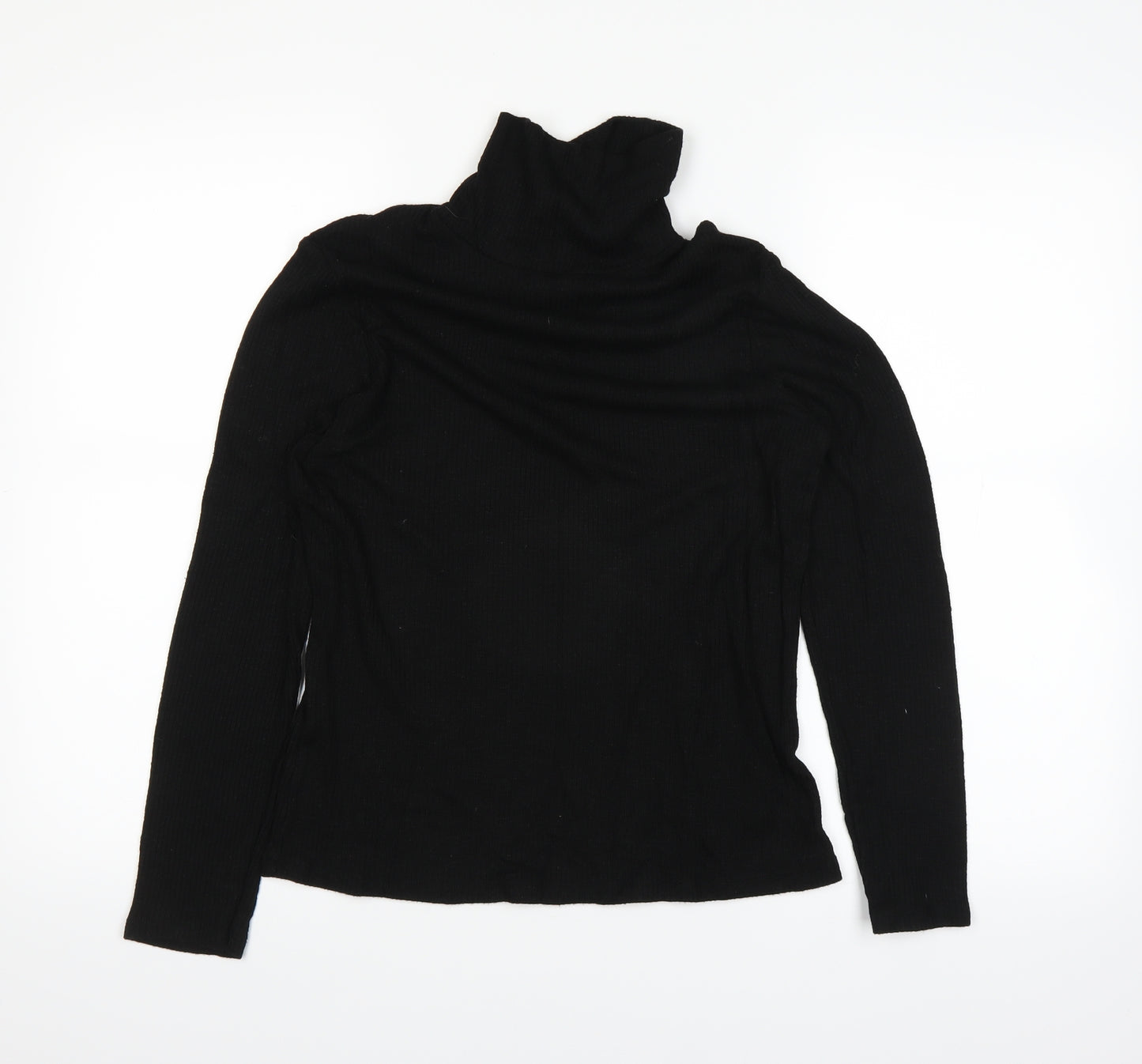 Nutmeg Womens Black   Basic T-Shirt Size 12