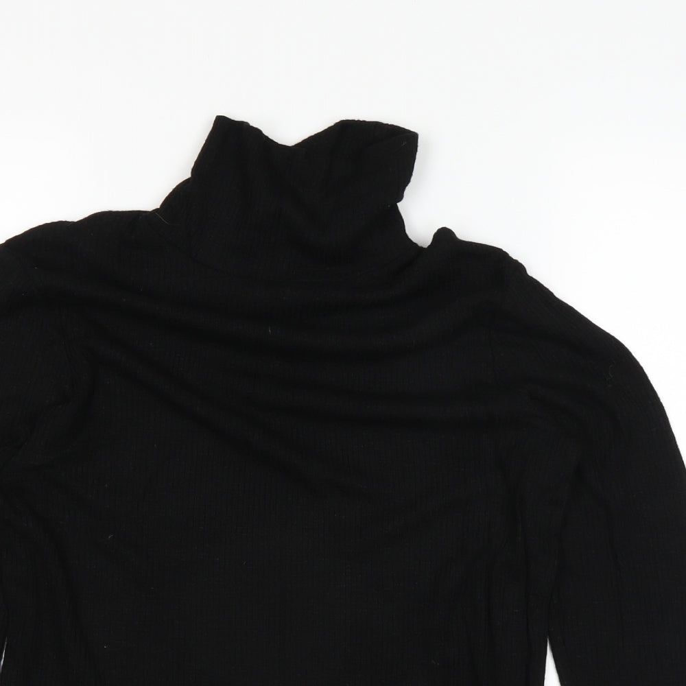 Nutmeg Womens Black   Basic T-Shirt Size 12