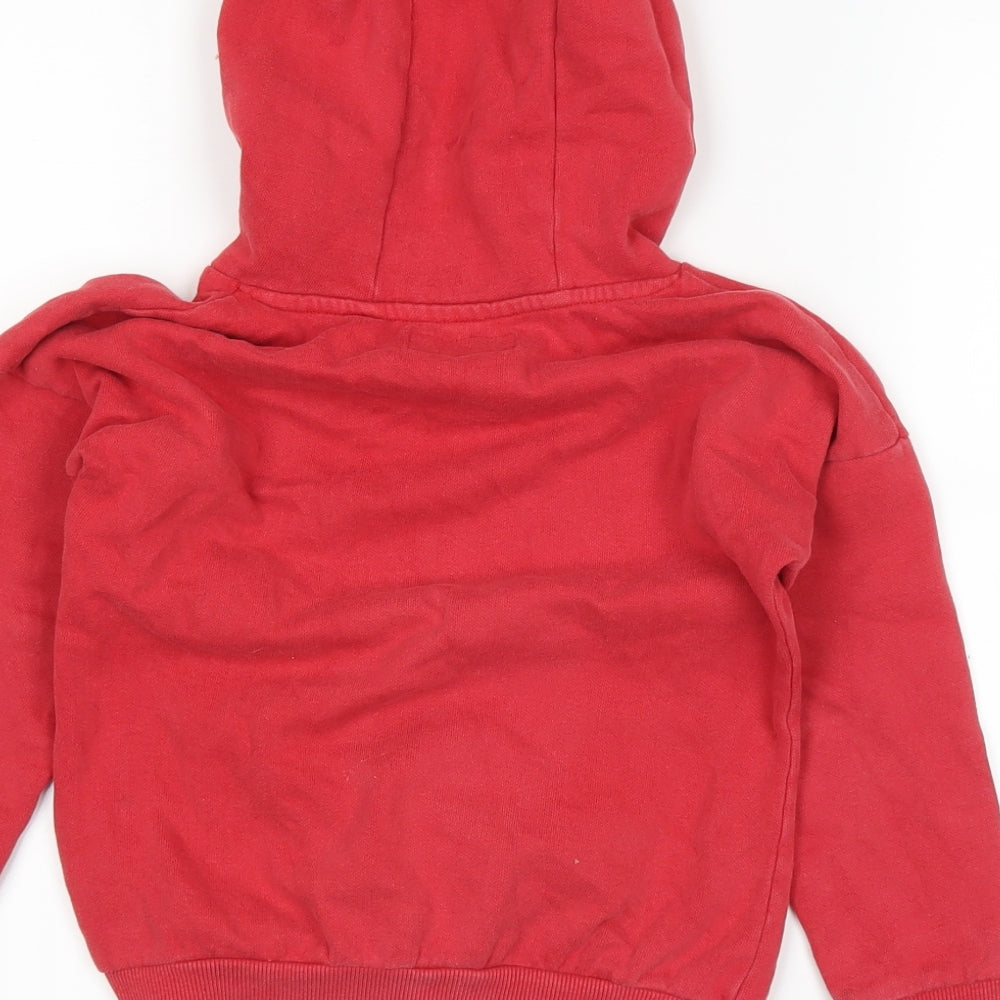 NEXT Boys Red   Pullover Hoodie Size 4-5 Years