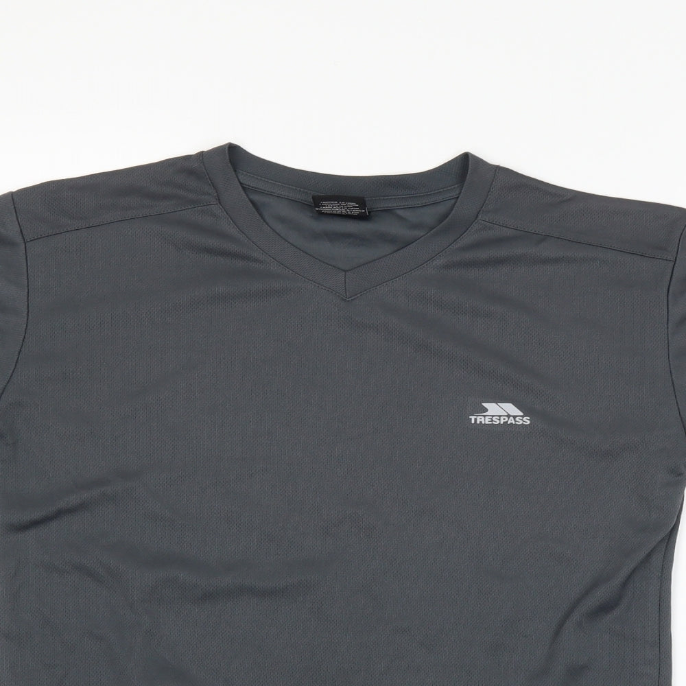 Tresspass Mens Grey    T-Shirt Size XS