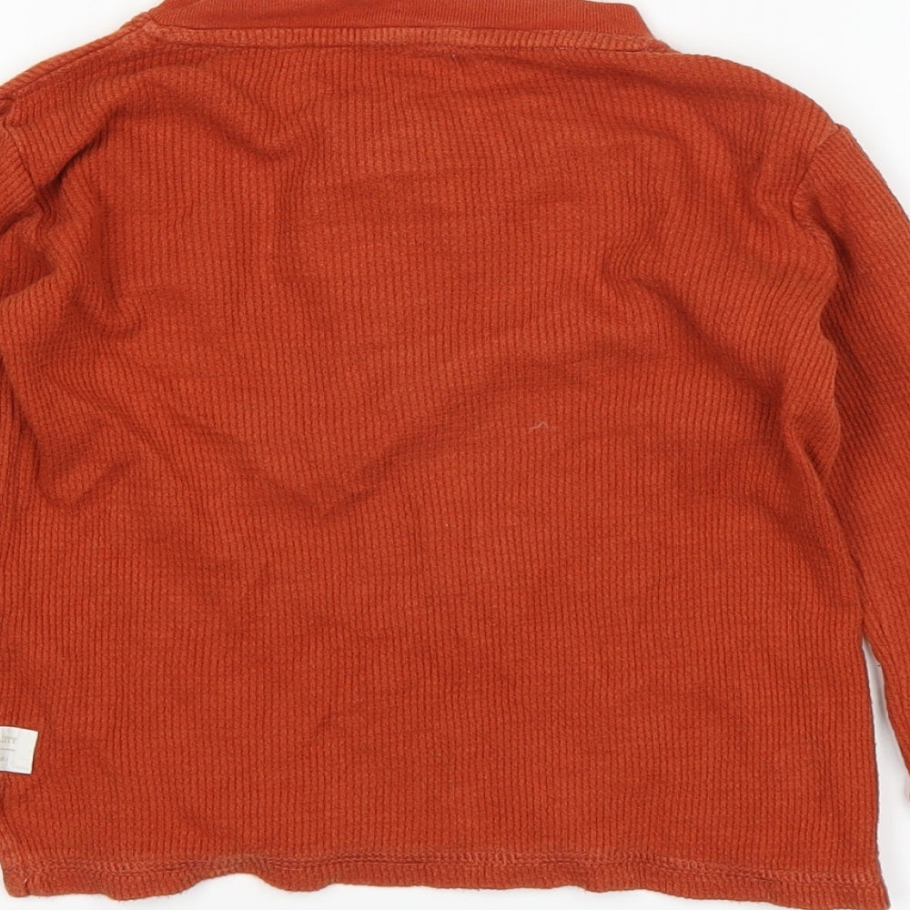 George Boys Orange   Basic T-Shirt Size 2-3 Years