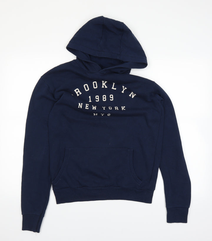 Primark Womens Blue Pullover Hoodie Size XS