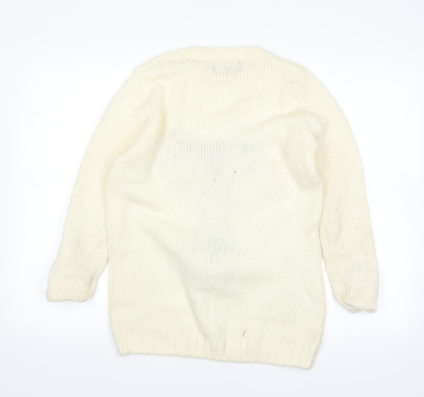 next Womens White   Pullover Jumper Size 10