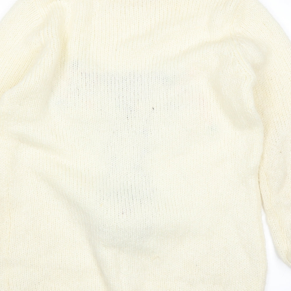 next Womens White   Pullover Jumper Size 10