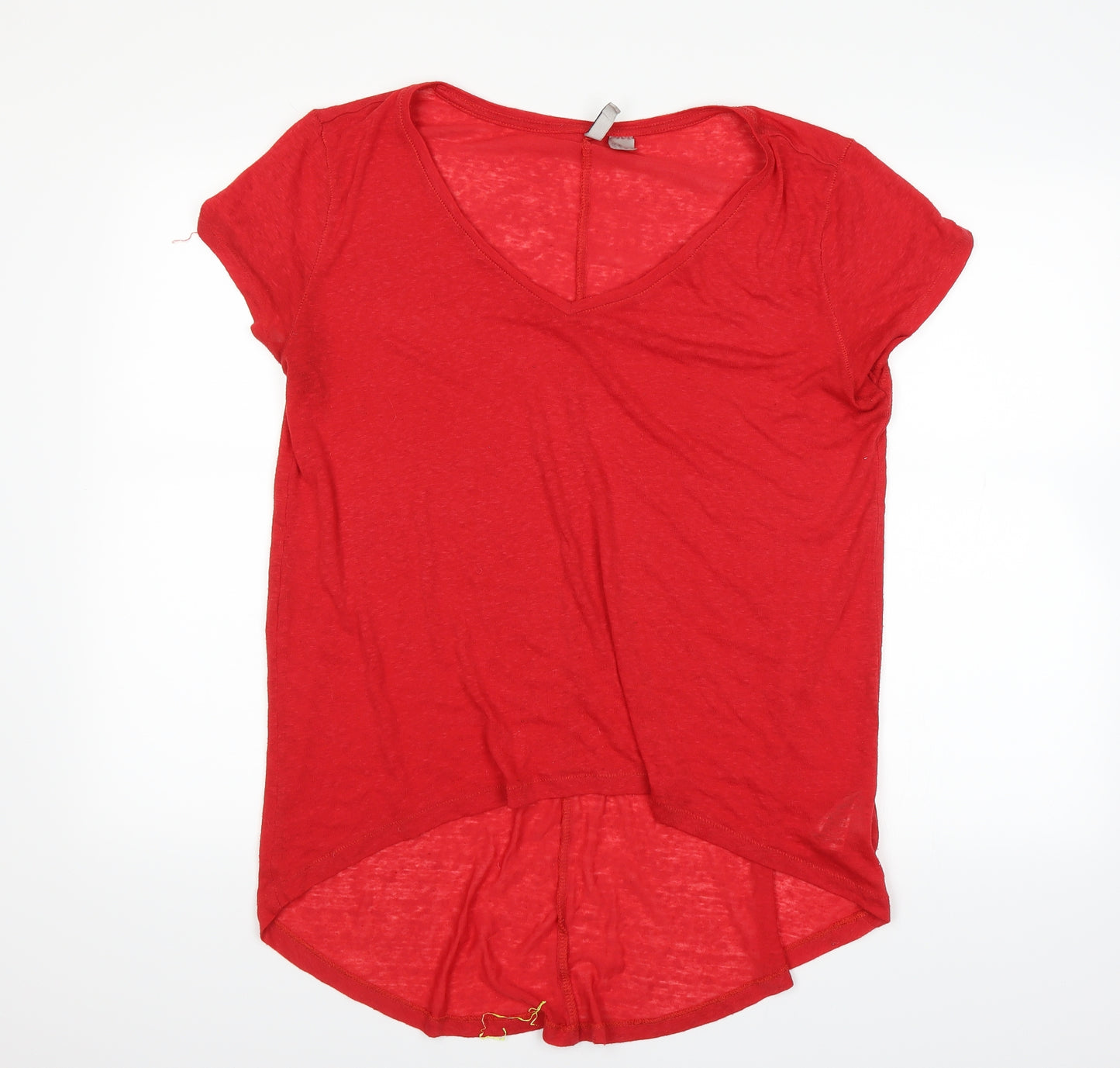 H&M Womens Red   Basic T-Shirt Size M