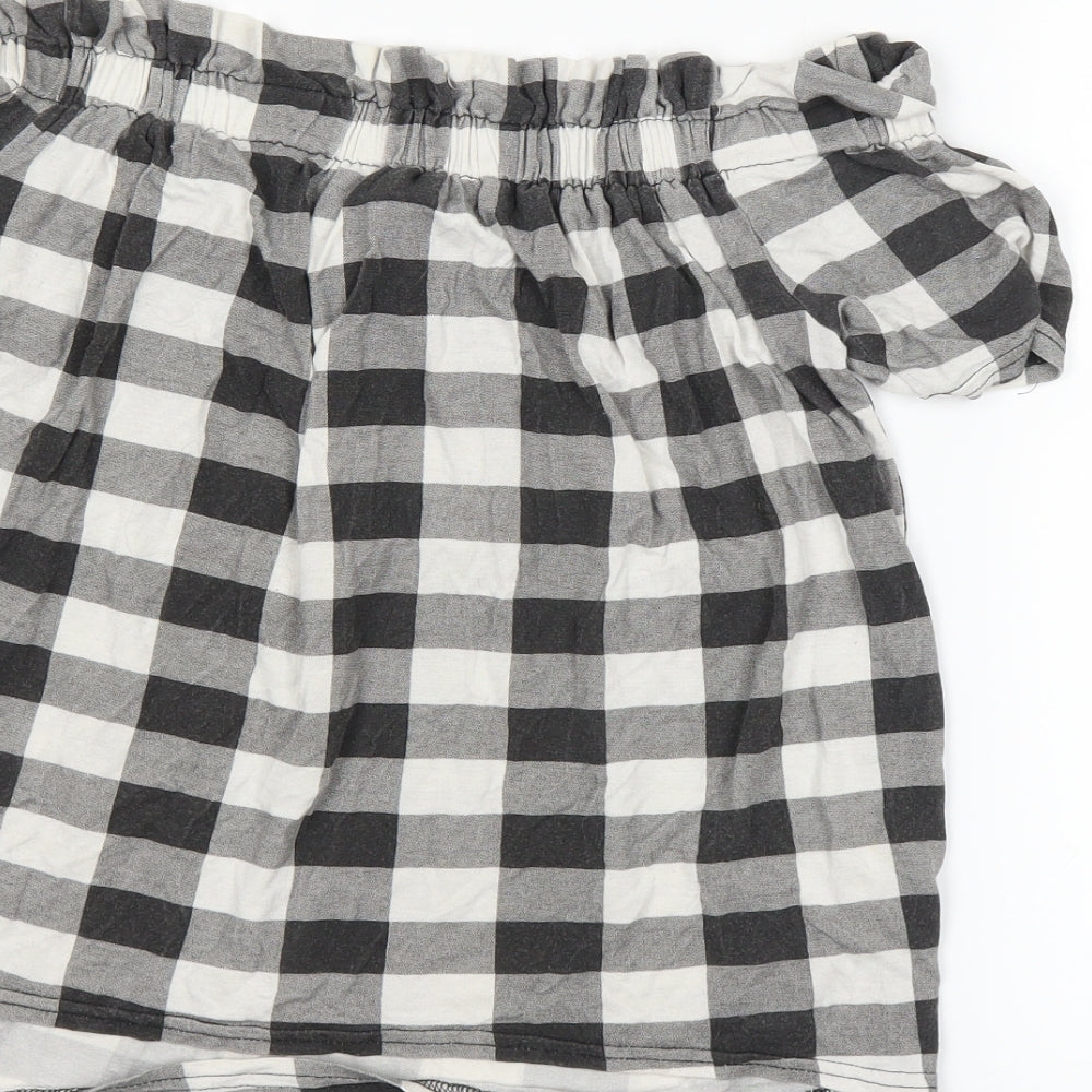 Papaya Womens Grey   Basic T-Shirt Size 10