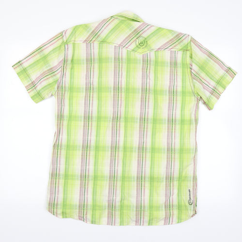Duck and Cover Mens Green    Dress Shirt Size L
