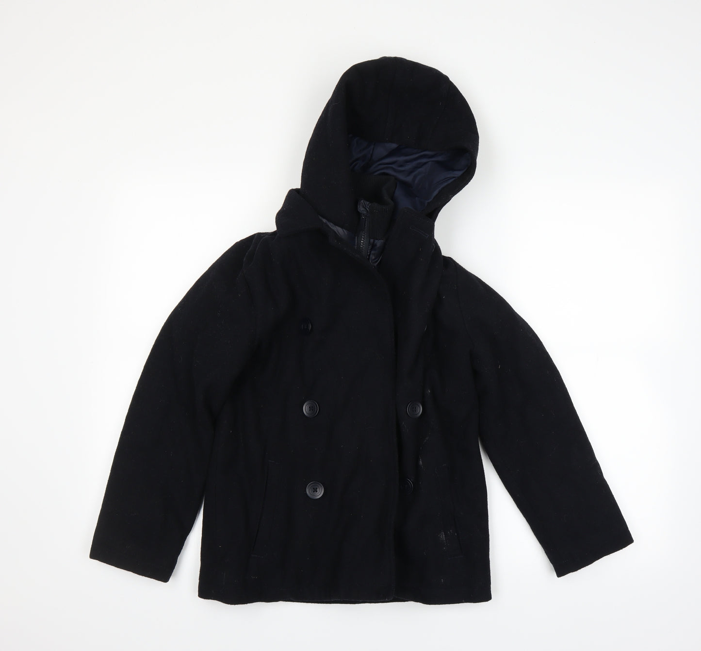 Essential Boys Blue   Overcoat Coat Size 10 Years