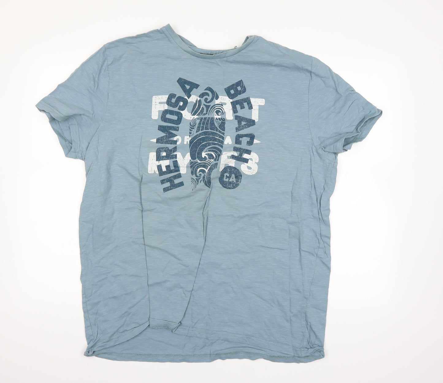 George Mens Blue    T-Shirt Size 2XL