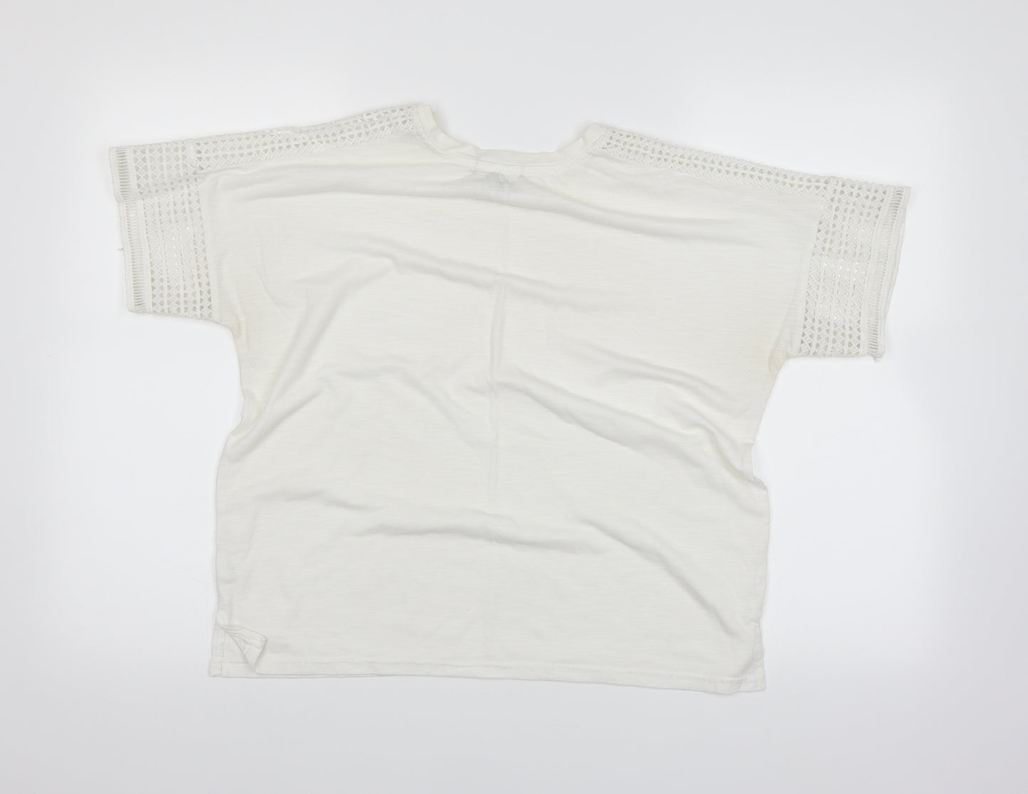 Atmosphere Womens White   Basic T-Shirt Size 12