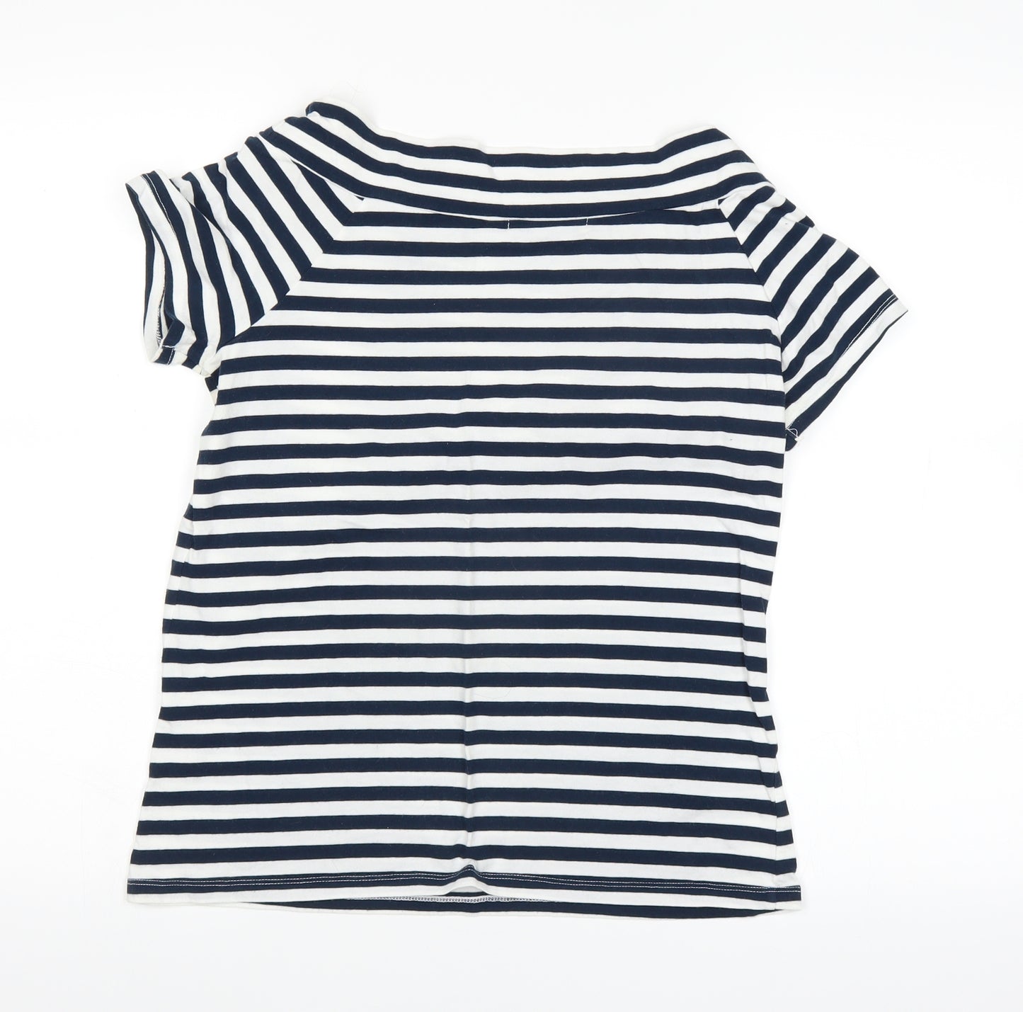 Atmosphere Womens Blue Striped  Basic T-Shirt Size 16