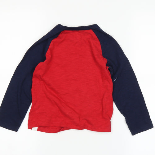 Gap Boys Red   Basic T-Shirt Size 4 Years