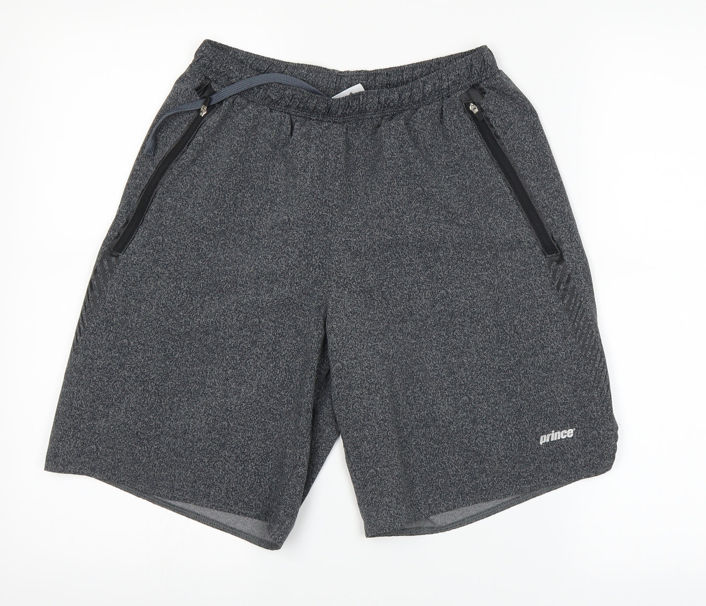 Prince Mens Grey   Sweat Shorts Size S