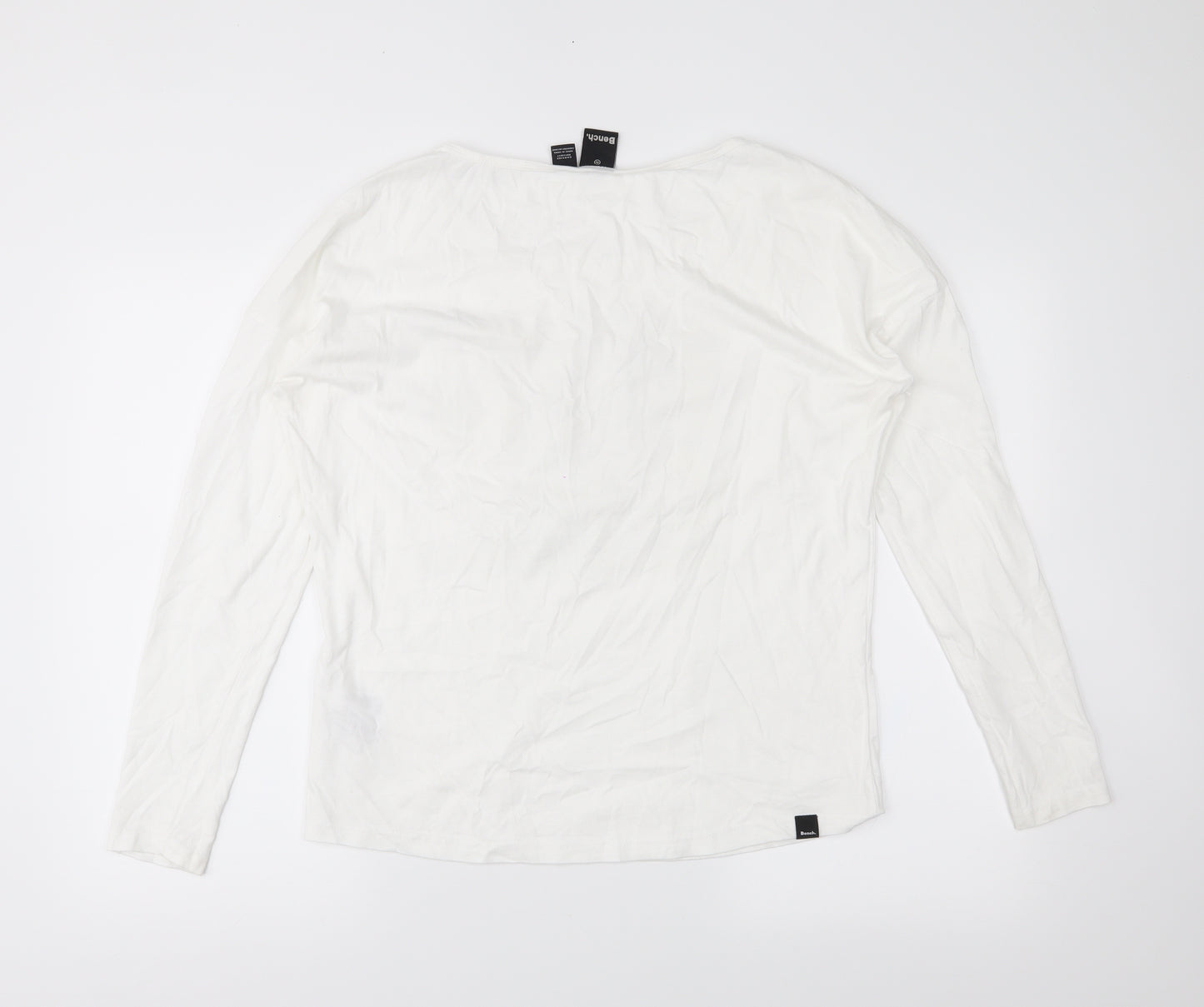 Bench Mens White    T-Shirt Size M