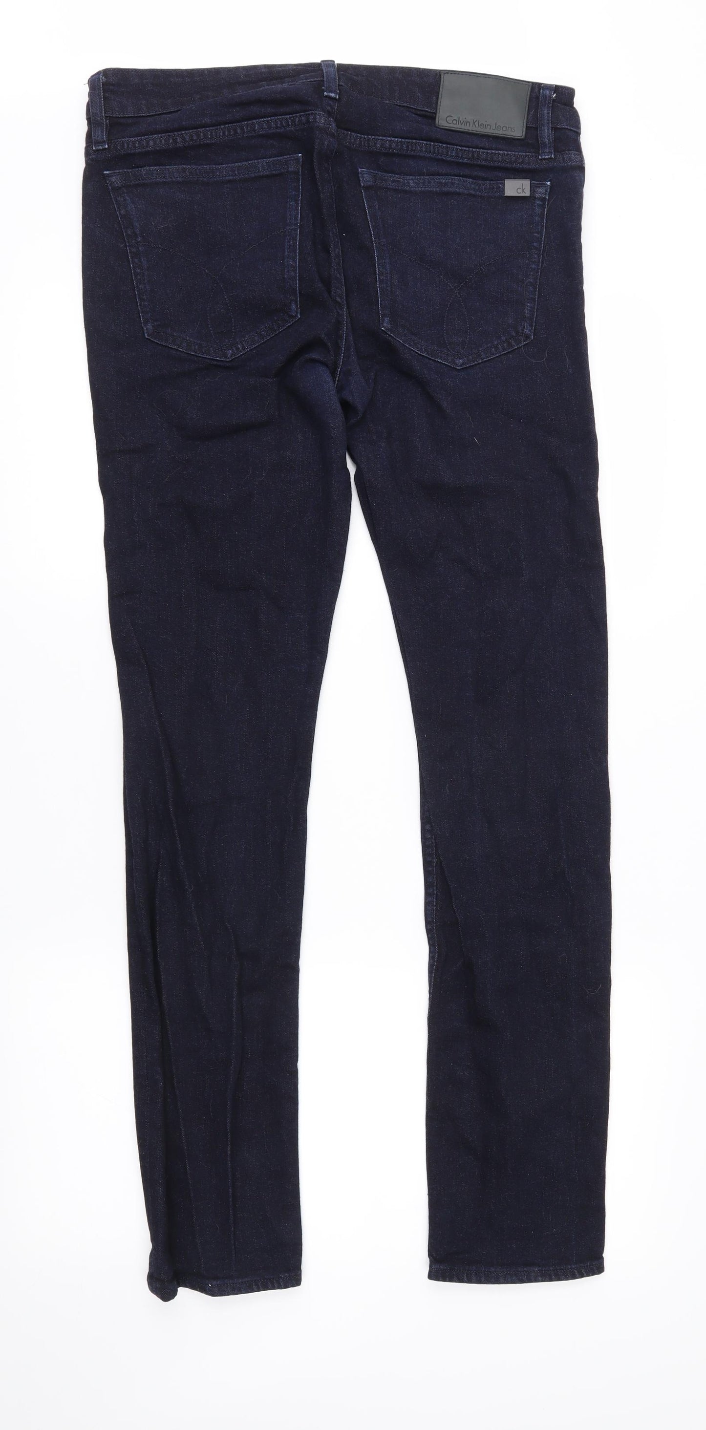 Calvin Klein Jeans Mens Blue   Straight Jeans Size 33 in L34 in
