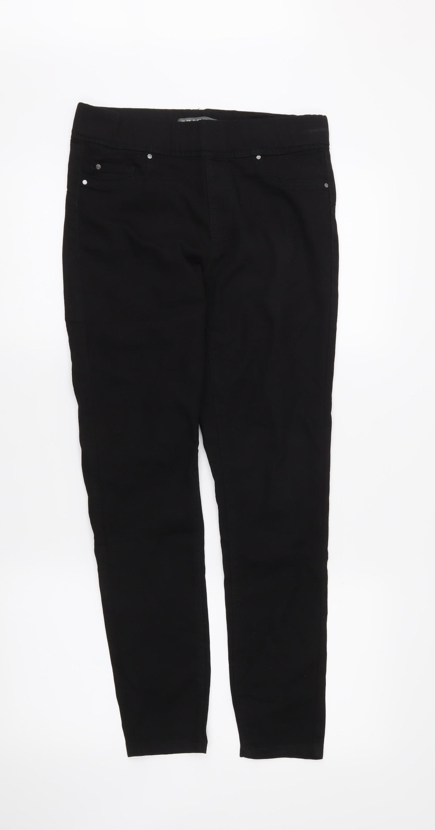 denim Co Womens Black  Denim Jegging Jeans Size 10 L28 in