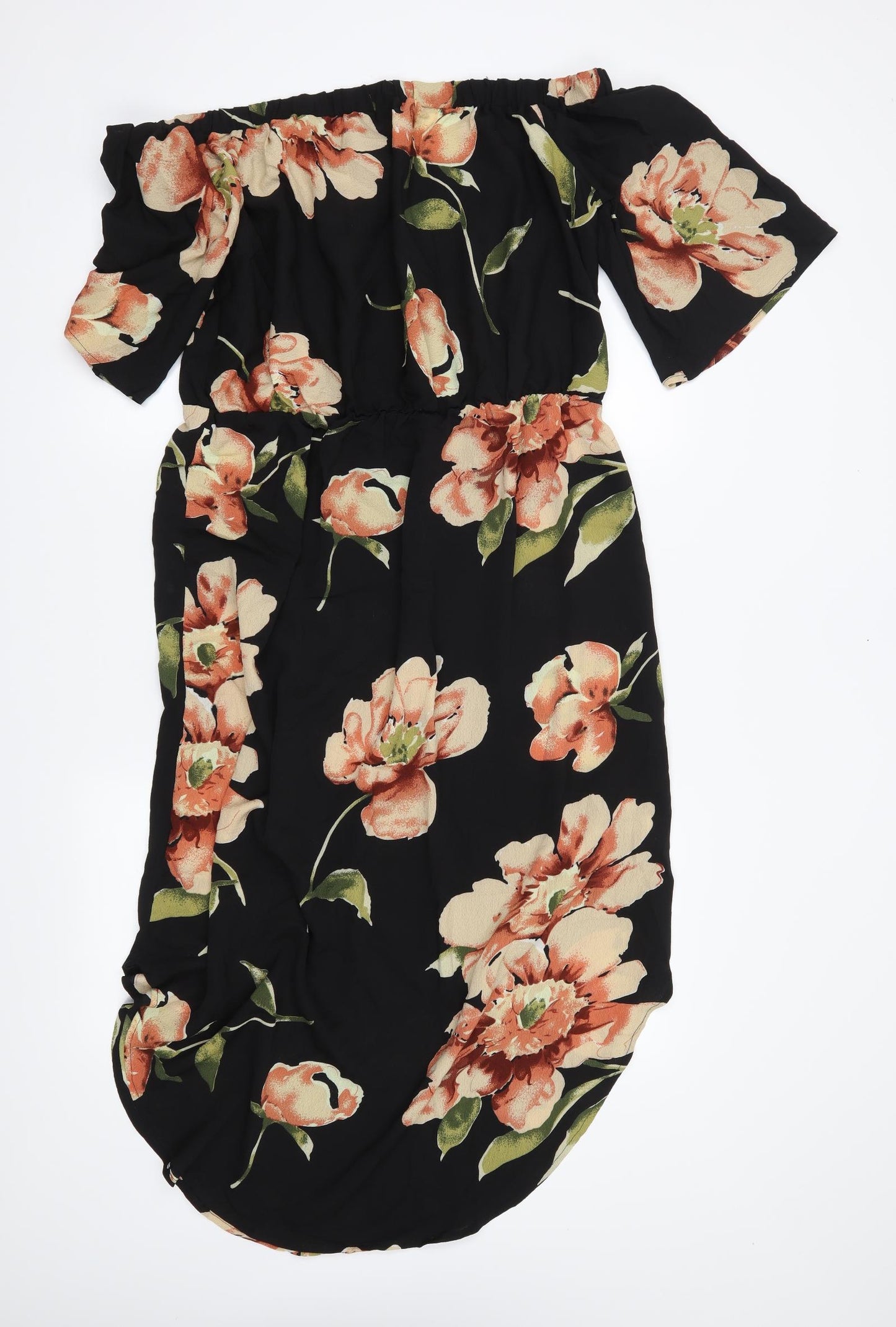 Yoins Womens Black Floral  Mini  Size XL