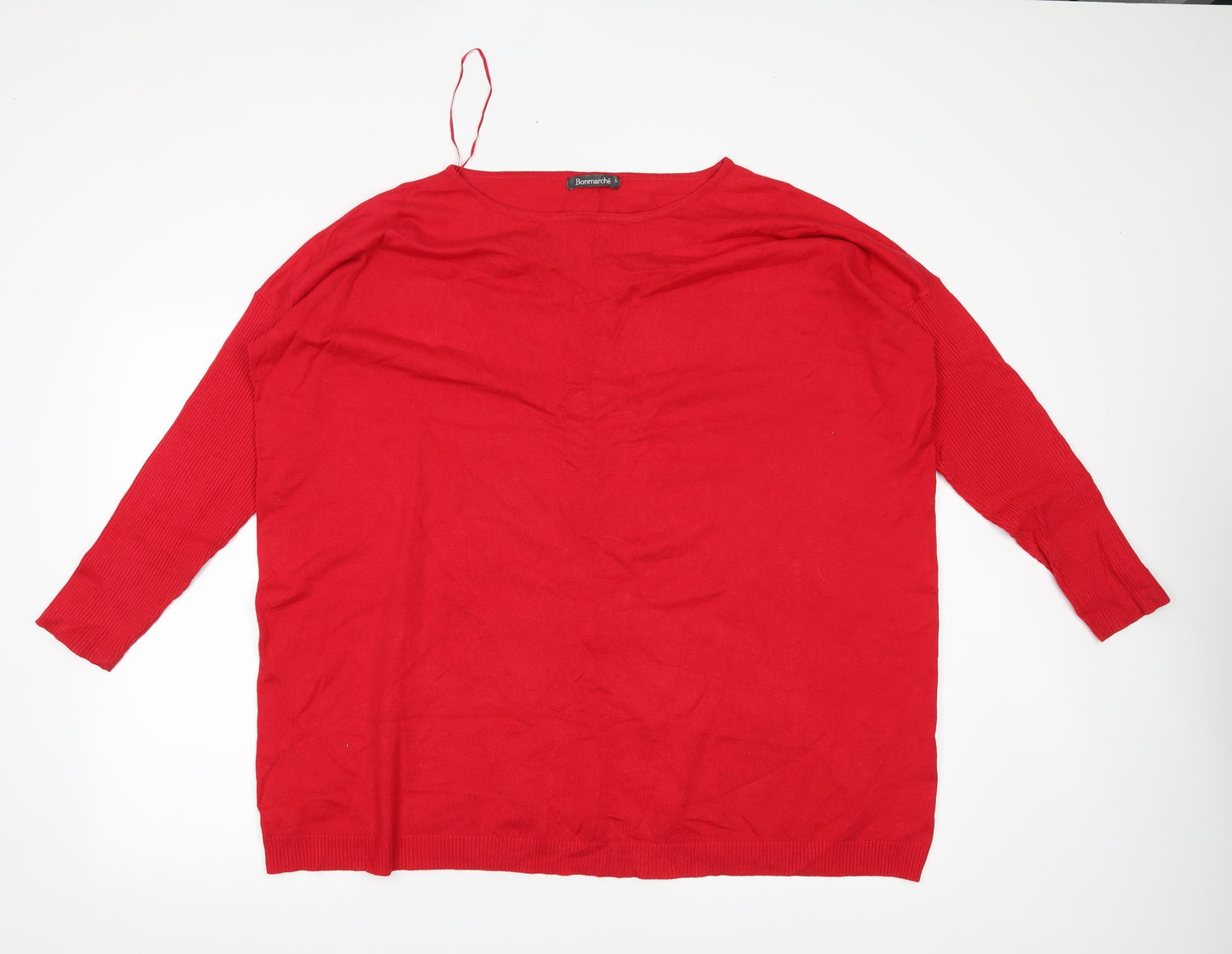 Bonmarché Womens Red   Cardigan Jumper Size L