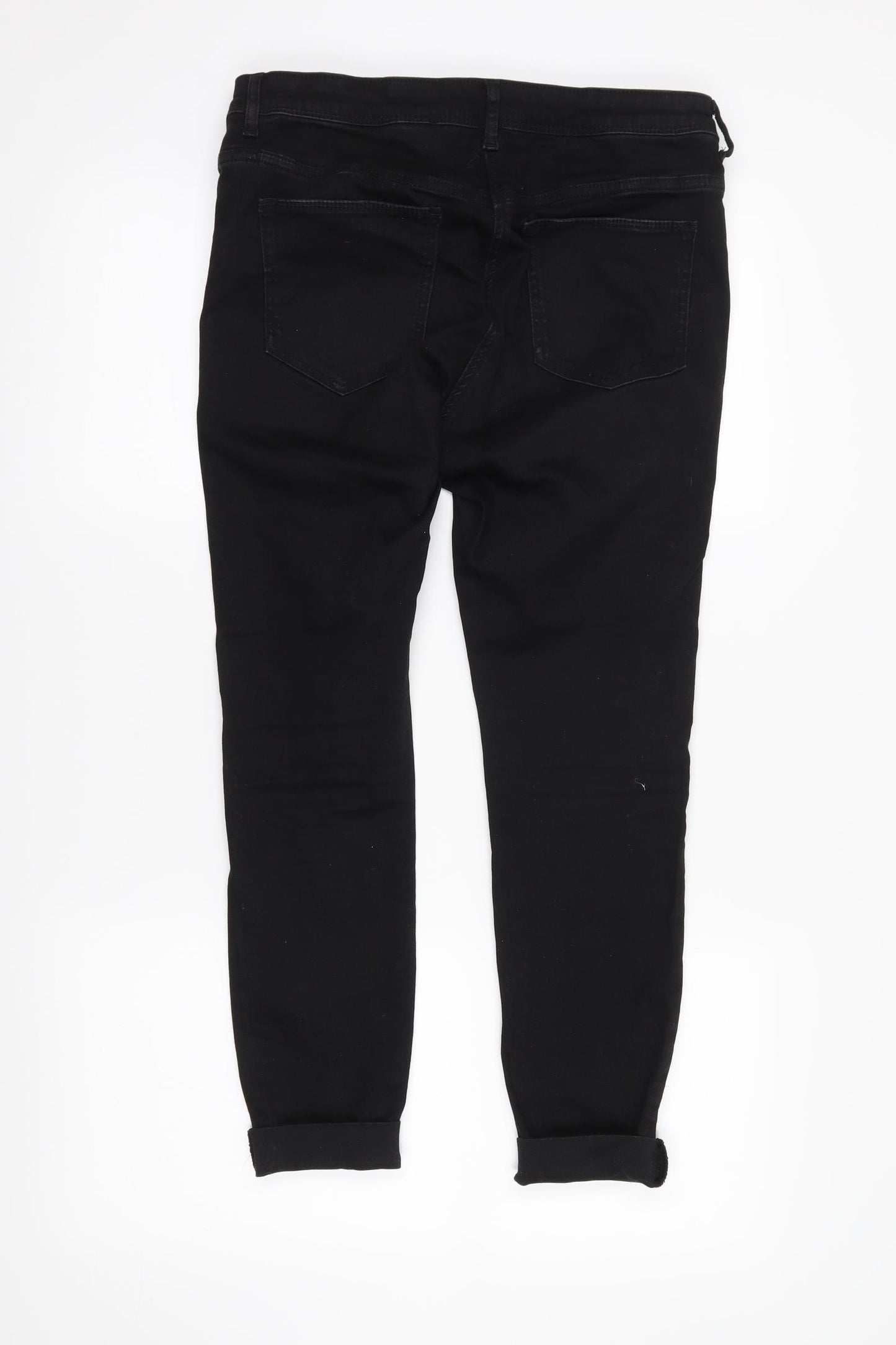 NEXT Womens Black   Skinny Jeans Size 12 L34 in