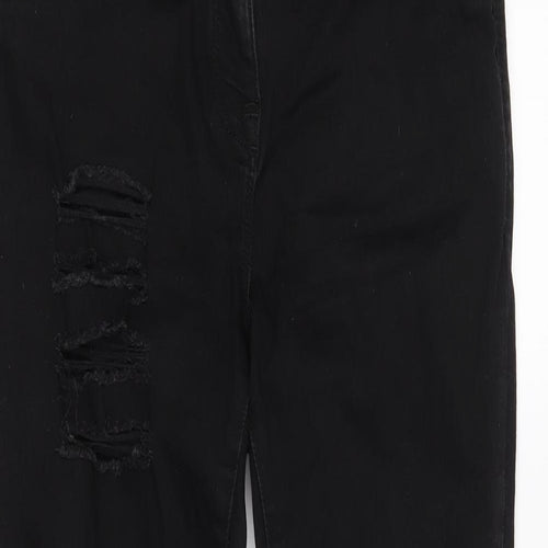 NEXT Womens Black   Skinny Jeans Size 12 L34 in