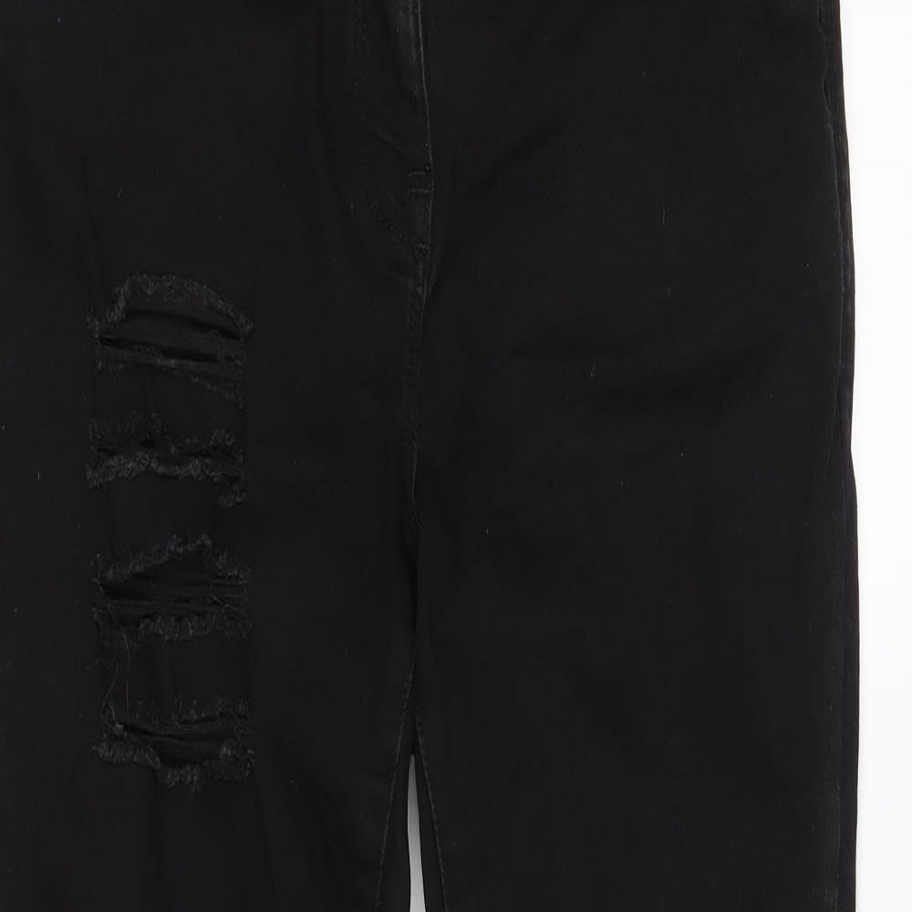 NEXT Womens Black   Skinny Jeans Size 12 L34 in