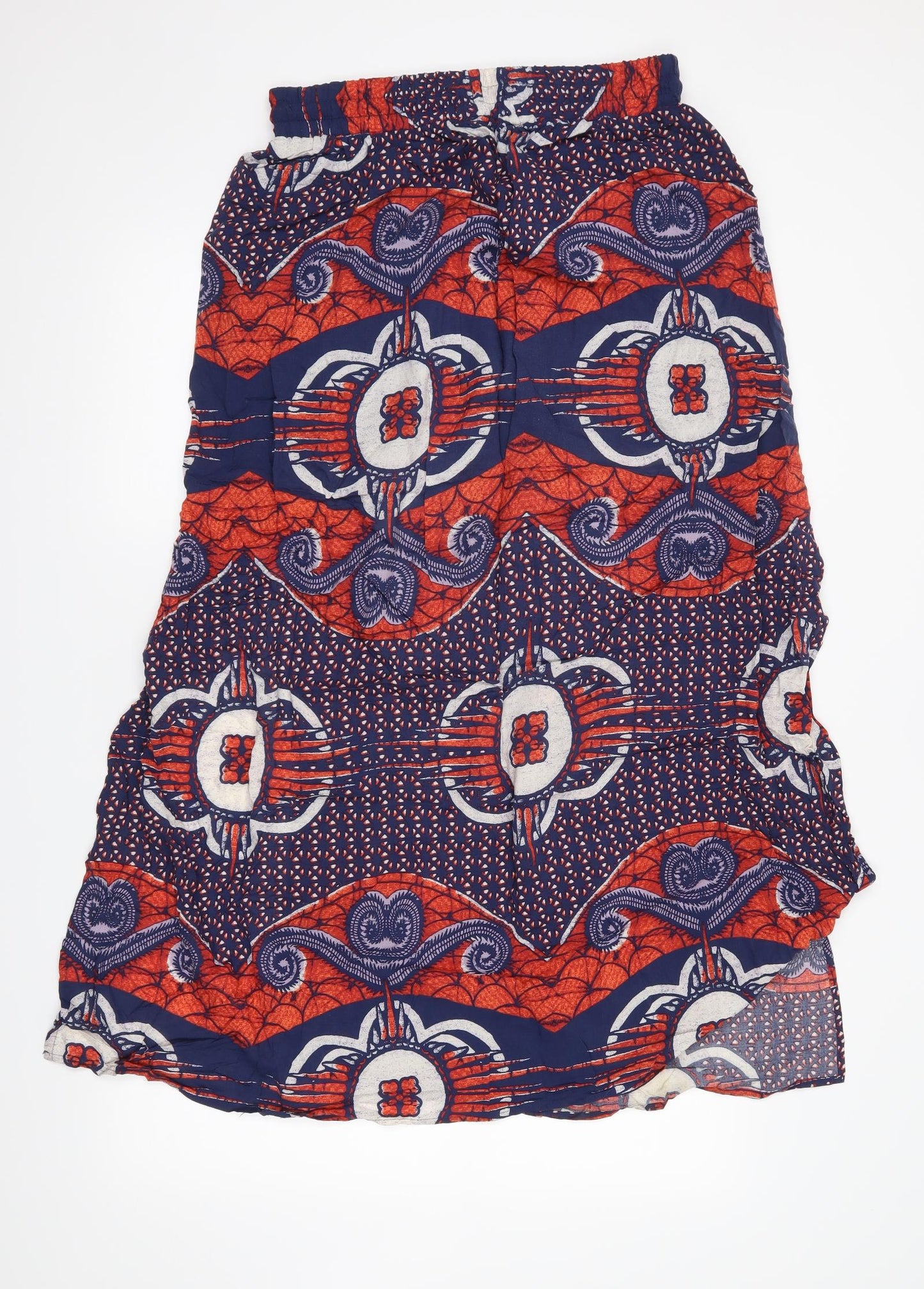 NEXT Womens Blue Geometric  Maxi Skirt Size 12