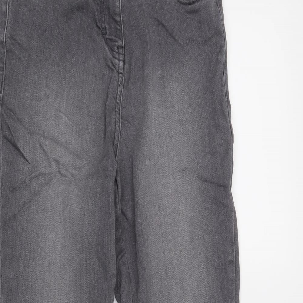 TU Womens Grey   Mom Jeans Size 10 L27 in