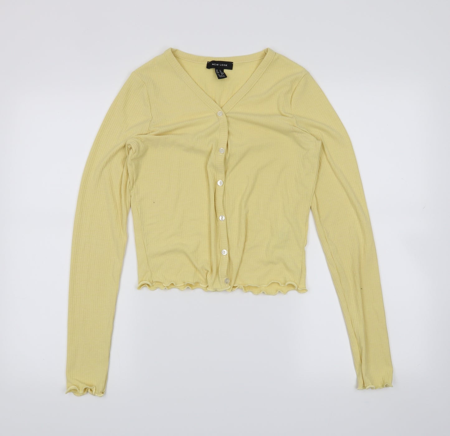 newlook Womens Yellow   Cardigan Jumper Size 8